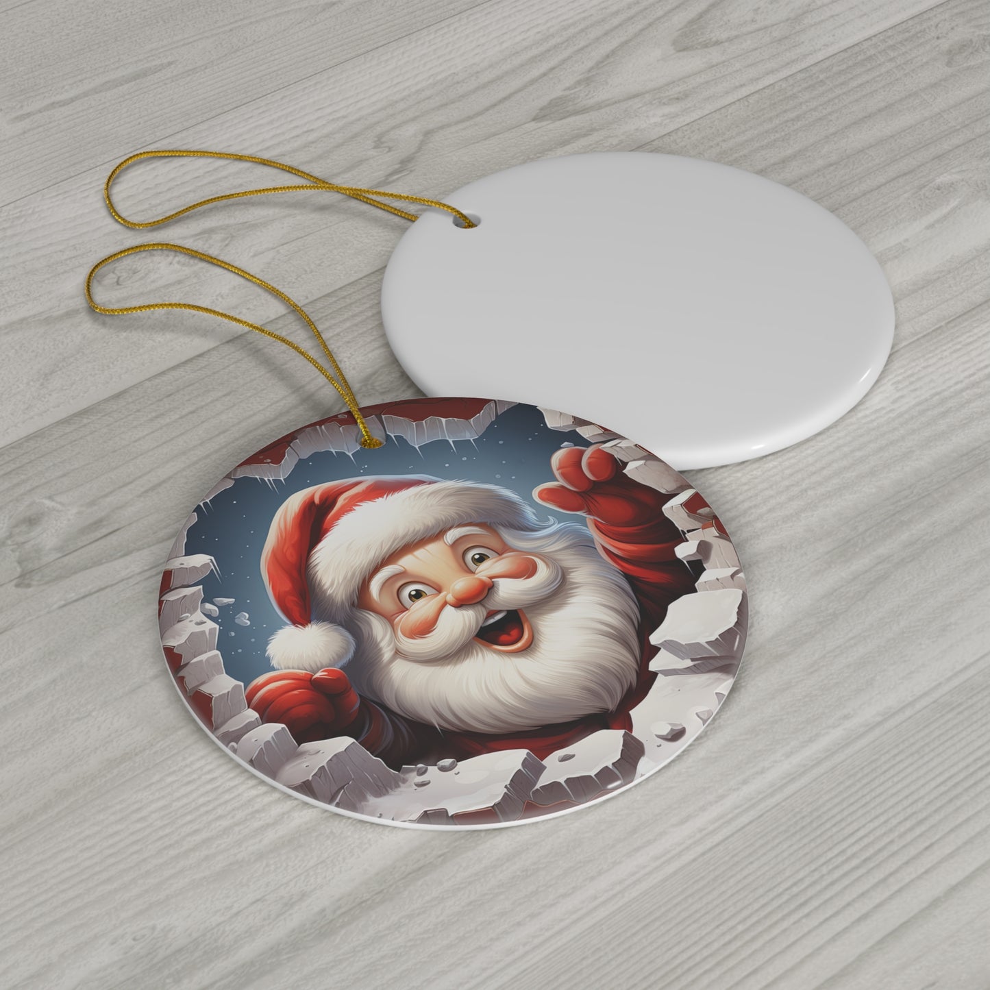 Christmas Ornament, 4 Shapes