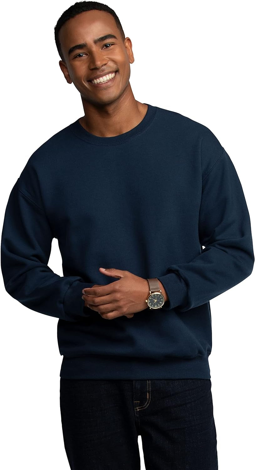 Men'S Eversoft Fleece Sweatshirts, Moisture Wicking & Breathable, Crewneck Sweatshirt